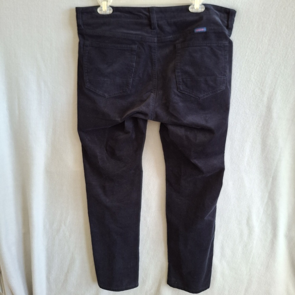 UNTUCKit Pants Men's 34x30 (Fits 36x29) Black Corduroy Straight Fit Stretch - Picture 5 of 11